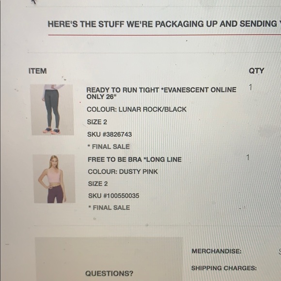 lulu lemon free to be longline - Picture 3 of 3